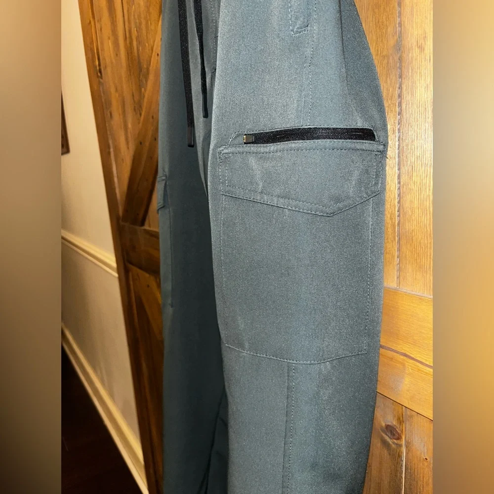 Men's Dark Green Cargo Pants